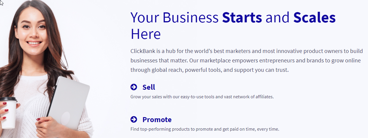 Home Page Of Clickbank